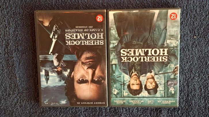 Sherlock Holmes 1 & 2 "Robert Downey JR", Cd's en Dvd's, Dvd's | Actie, Zo goed als nieuw, Alle leeftijden, Ophalen of Verzenden