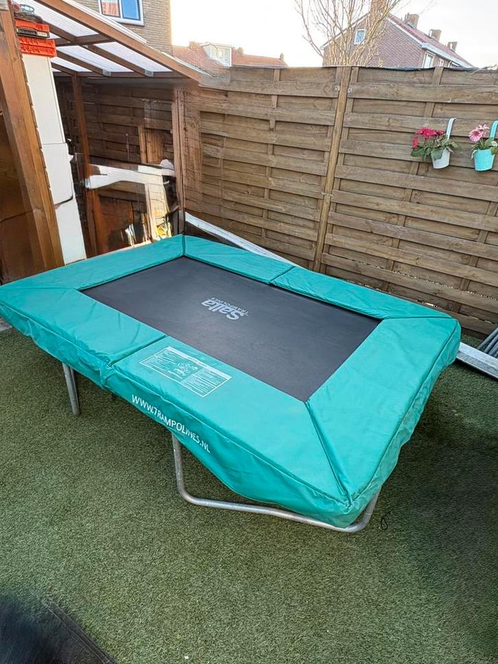 Super nette trampoline van Salta, Kinderen en Baby's, Speelgoed | Buiten | Trampolines, Zo goed als nieuw, Ophalen
