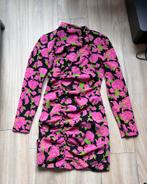 Zara maat M Nieuwe bloemenprint jurk met ruches, Kleding | Dames, Maat 38/40 (M), Nieuw, Ophalen of Verzenden, Roze