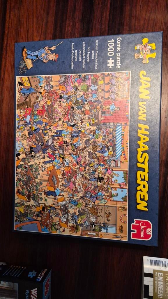 Van Haasteren puzzel, titel NK puzzelen!, Ophalen, 500 t/m 1500 stukjes, Zo goed als nieuw