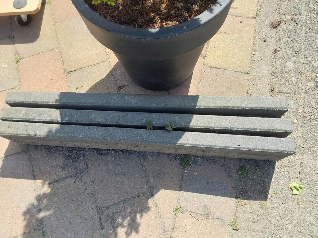 Opsluitbanden en delen daarvan, Tuin en Terras, Tegels en Klinkers, Gebruikt, Overige typen, Ophalen of Verzenden, Minder dan 5 m²