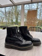 Dr. Martens 1460 lakleren laarsjes, Ophalen of Verzenden, Zo goed als nieuw, Zwart