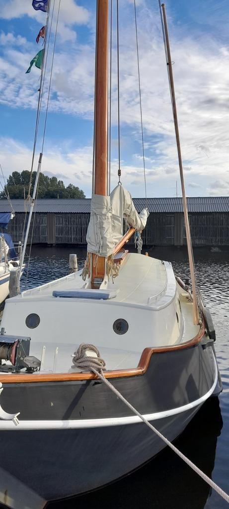 Westerdijk IJsselmeer grundel 9.5, Watersport en Boten, Platbodems, Ophalen of Verzenden, Gebruikt, Staal, Diesel