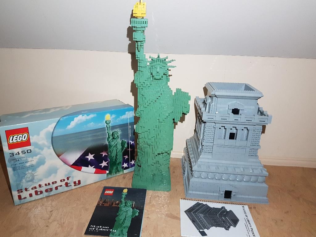 Lego 3450 Statue of Liberty met sokkel, Ophalen of Verzenden, Zo goed als nieuw, Lego, Inclusief doos
