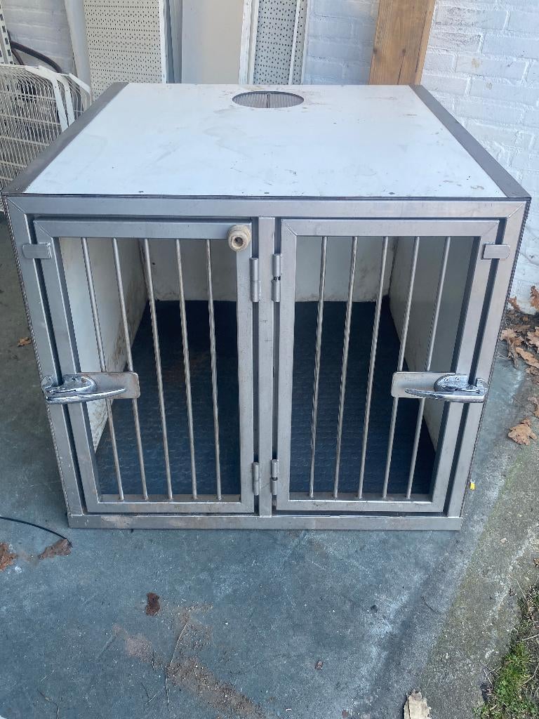 professionele 2 vaks honden kennel, Ophalen, Zo goed als nieuw