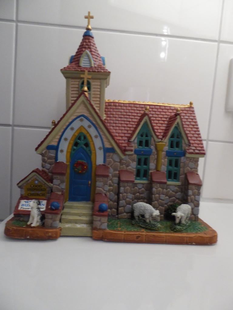 Lemax Item - Good sheaperd church -  ik ruim op, Diversen, Kerst, Zo goed als nieuw, Ophalen of Verzenden