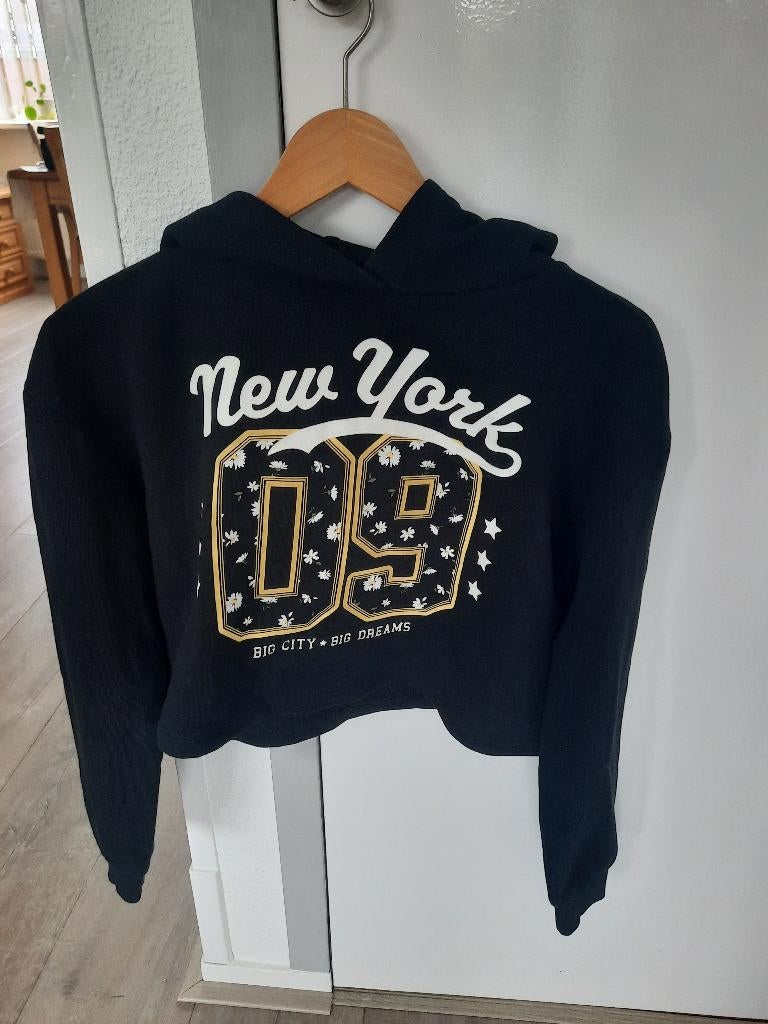 Cropped hoodie maat 158/164, Kinderen en Baby's, Kinderkleding | Maat 158, Ophalen, C&A, Meisje, Trui of Vest