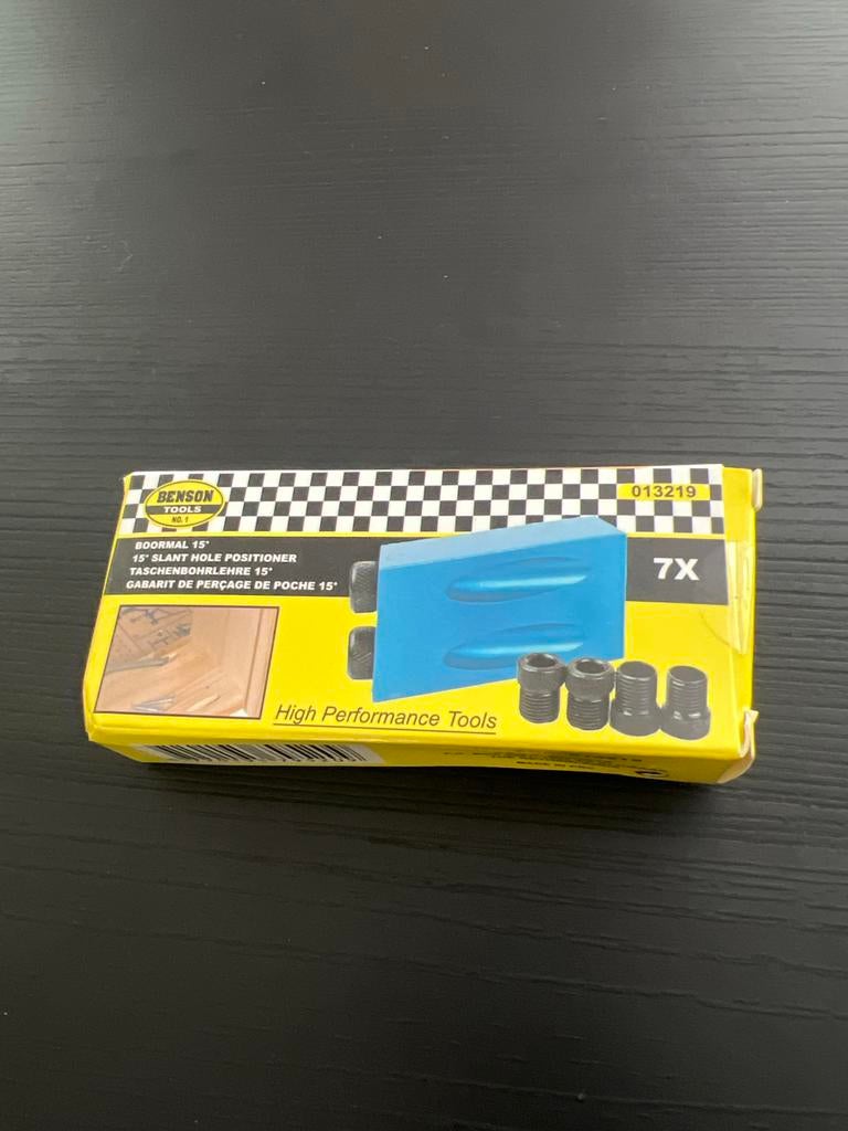 Benson Tools 15 Schuine Gaten Positioneerder Boormal, Doe-het-zelf en Verbouw, Ophalen of Verzenden, Nieuw, Overige typen