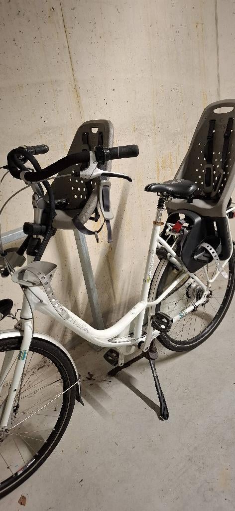 Gazelle bloom 61 Moederfiets incl zitjes en windscherm, Ophalen, 2 zitjes, Gebruikt, Windscherm