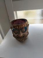 Unieke bloempot in de vorm van een hoofd, Tuin en Terras, Bloempotten, Gebruikt, Ophalen of Verzenden, Balkon, Overige vormen