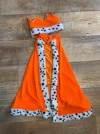 Oranje koningsmantel met kroon, Ophalen of Verzenden, Gebruikt, 110 t/m 116, Jongen of Meisje