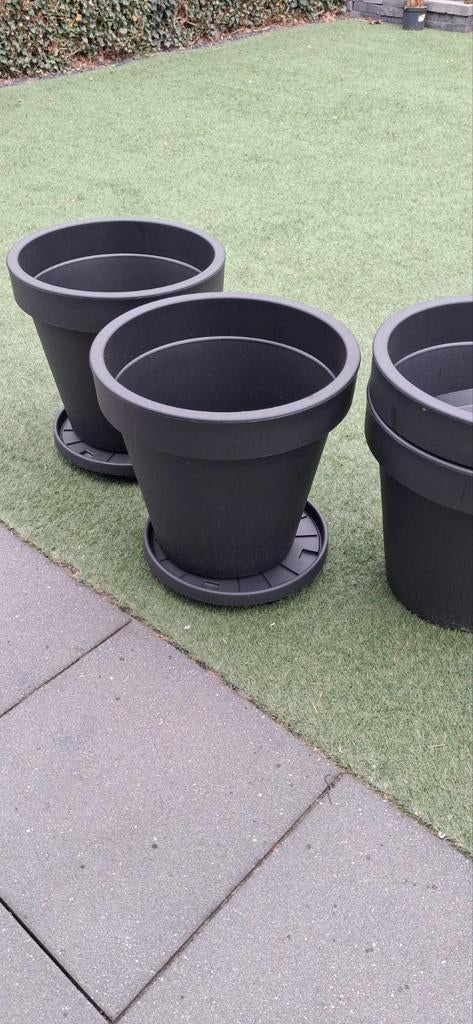 Nieuwe kunststof potten, Ophalen, Nieuw, Rond, Kunststof