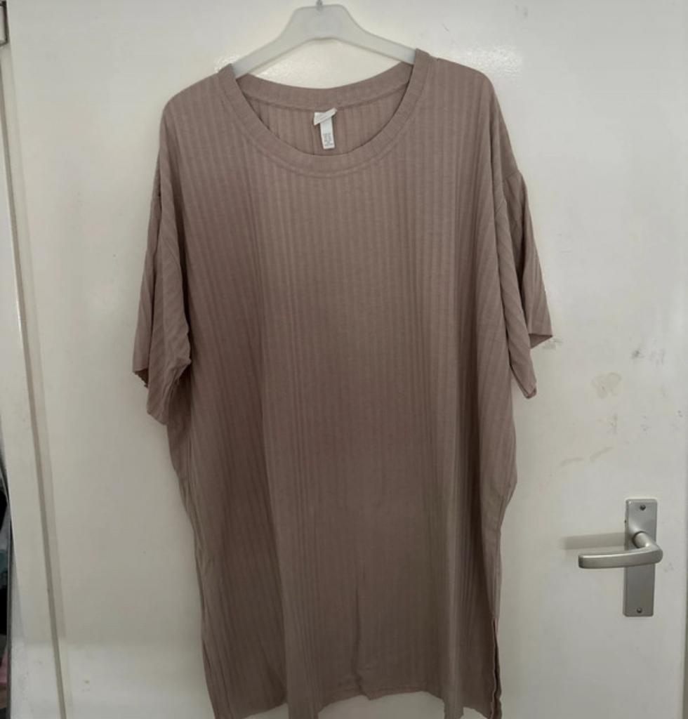 Crème jurk, Ophalen, Overige typen, Beige, Maat 46/48 (XL) of groter