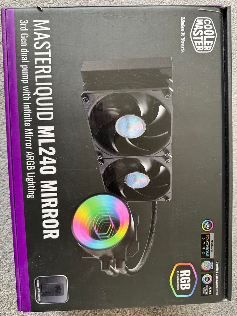 Cooler Master MasterLiquid, Computers en Software, Computerkoelers, Ophalen of Verzenden, Luchtkoeling