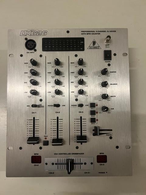 Behringer DX626 Pro DJ Mixer, Muziek en Instrumenten, Mengpanelen, Ophalen, Zo goed als nieuw, Minder dan 5 kanalen