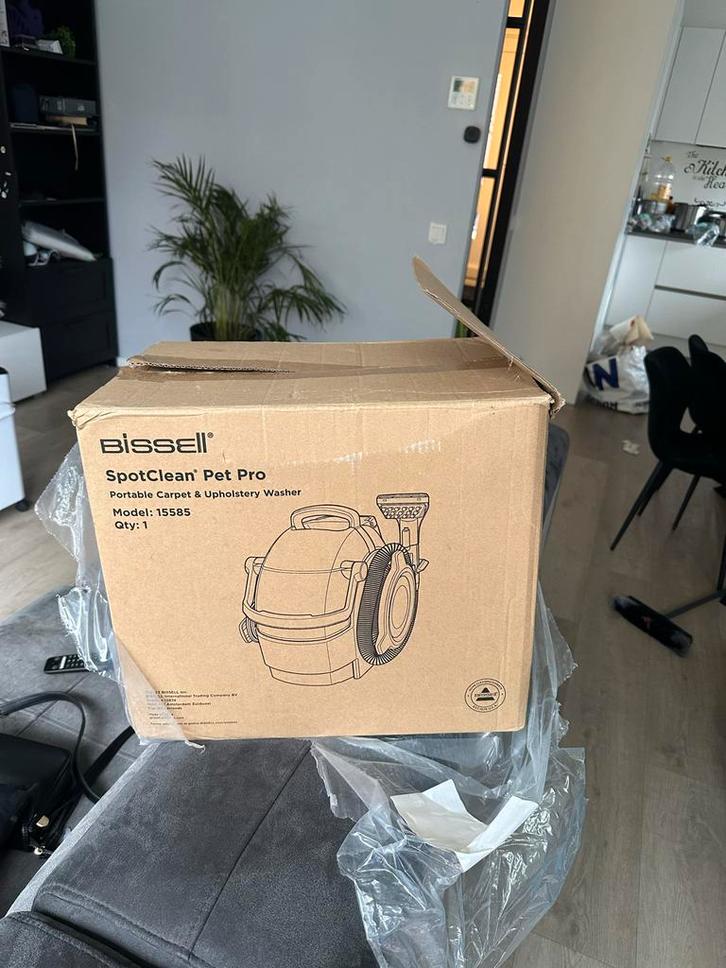 Bissell SpotClean Pet Pro Draagbare Tapijt- en Bekledingsrei, Witgoed en Apparatuur, Stofzuigers, Nieuw, Waterstofzuiger, Reservoir