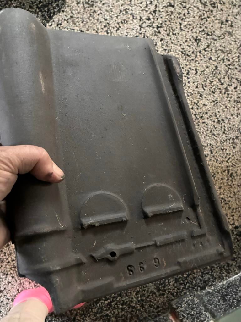 Oude dakpannen 10 stuks, Made in Belgium, Ophalen, Gebruikt, Steen of Klei, Minder dan 5 m²