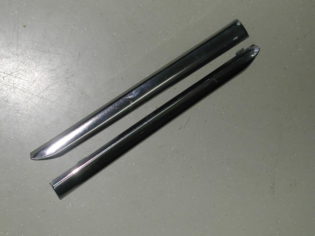 Bumperstrip . Volvo 700 900 chroom . Rv 310 mm in goede st., Ophalen of Verzenden, Gebruikt