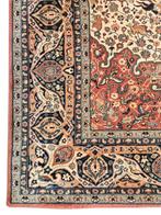 Vintage oosters wol Kermanshah vloerkleed Pink 248x348cm, Crème, Onbekend, 200 cm of meer, Klassiek Perzisch, Traditioneel