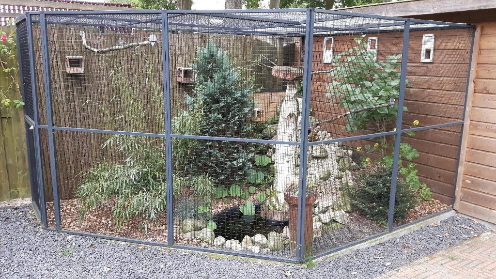 Aluminium volière. Nieuw, op maat en wens gemaakt!, Dieren en Toebehoren, Vogels | Hokken en Kooien, Ophalen of Verzenden, Nieuw