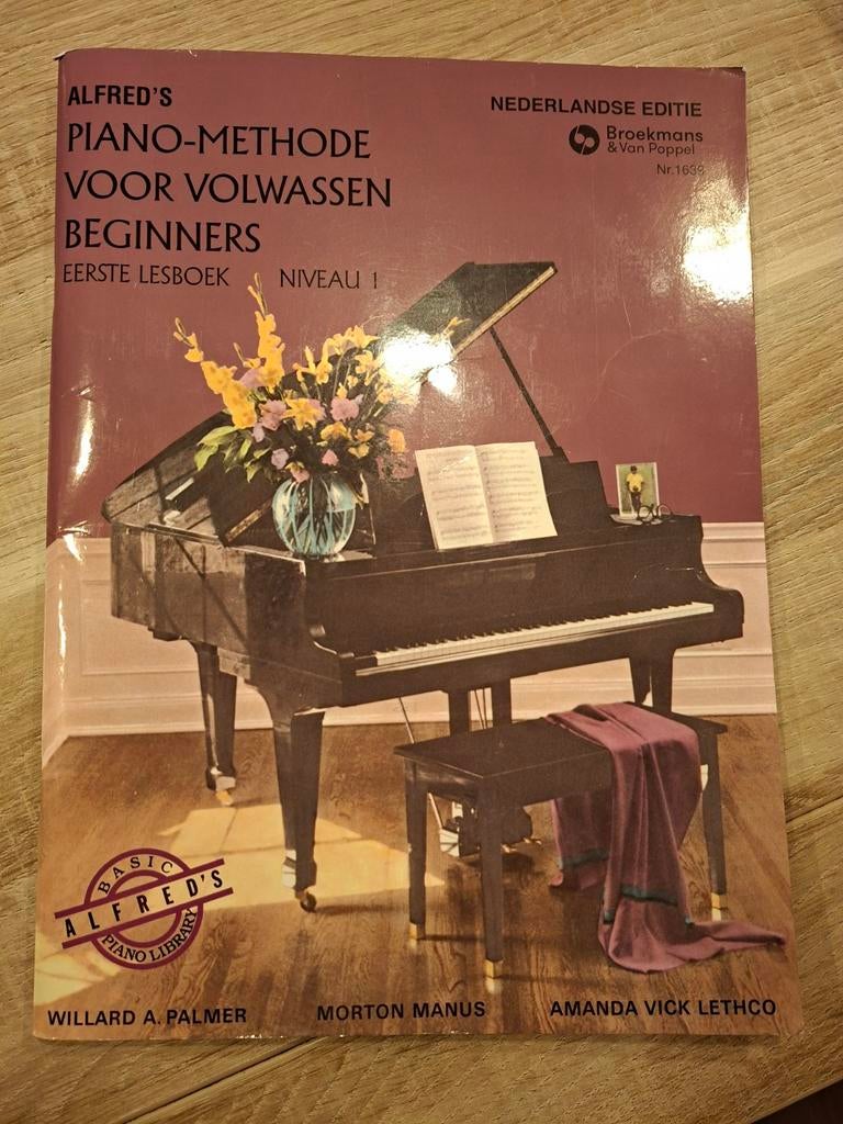 Alfred's piano-methode voor volwassen beginners, Muziek en Instrumenten, Bladmuziek, Overige genres, Les of Cursus, Ophalen of Verzenden