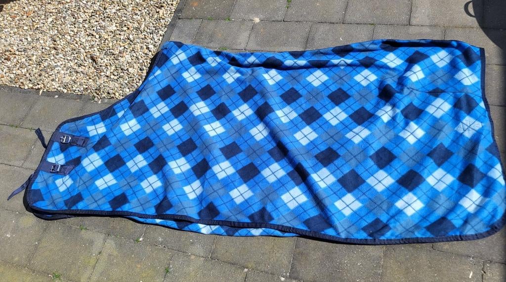 Zweetdeken maat 195, Dieren en Toebehoren, Paarden en Pony's | Dekens en Dekjes, Ophalen of Verzenden, Zo goed als nieuw, Blauw