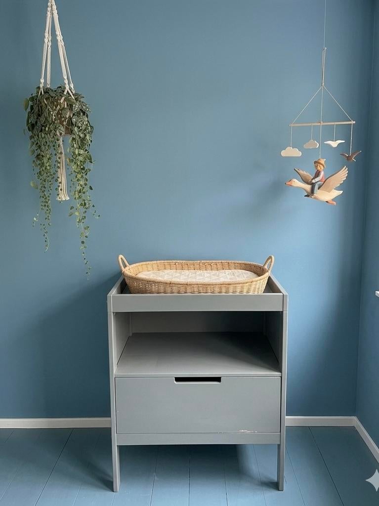 Commide verschoontafel met lade /Europe Ralph (geschuurd!), Huis en Inrichting, Kasten | Roldeurkasten en Archiefkasten, Ophalen