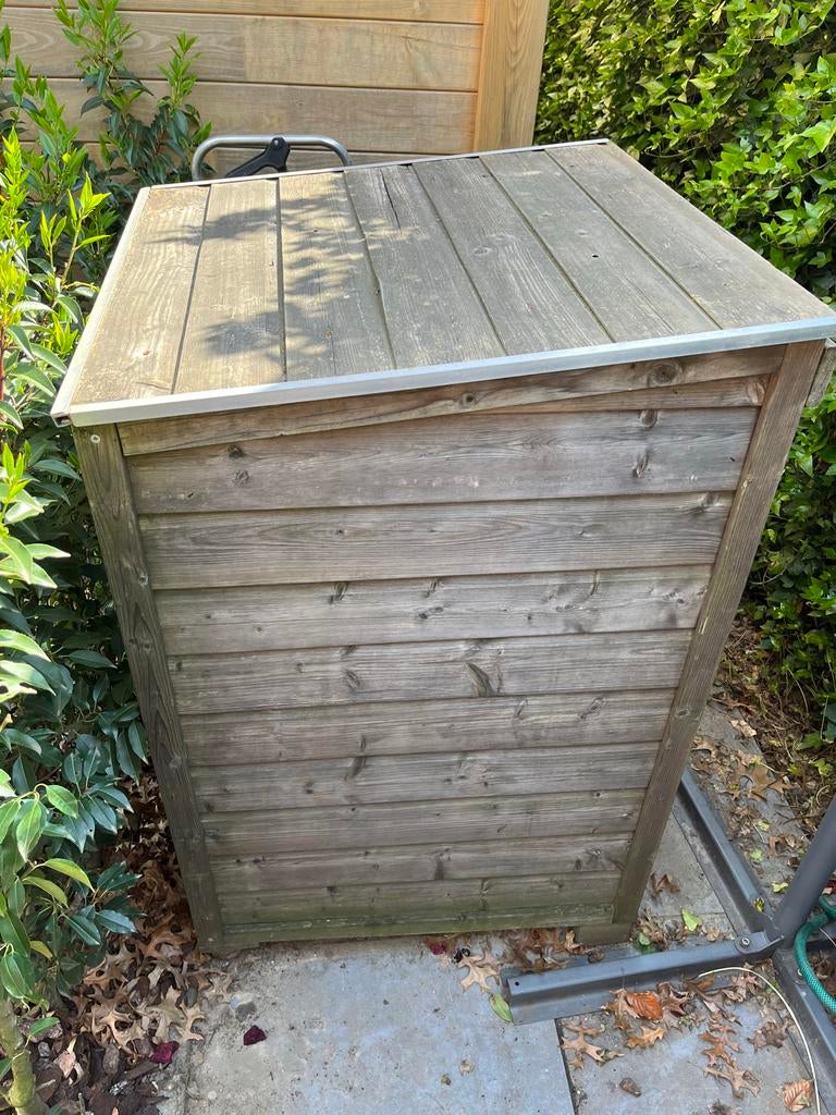 Container ombouw hout, Ophalen, Gebruikt, Hout, Containerberging