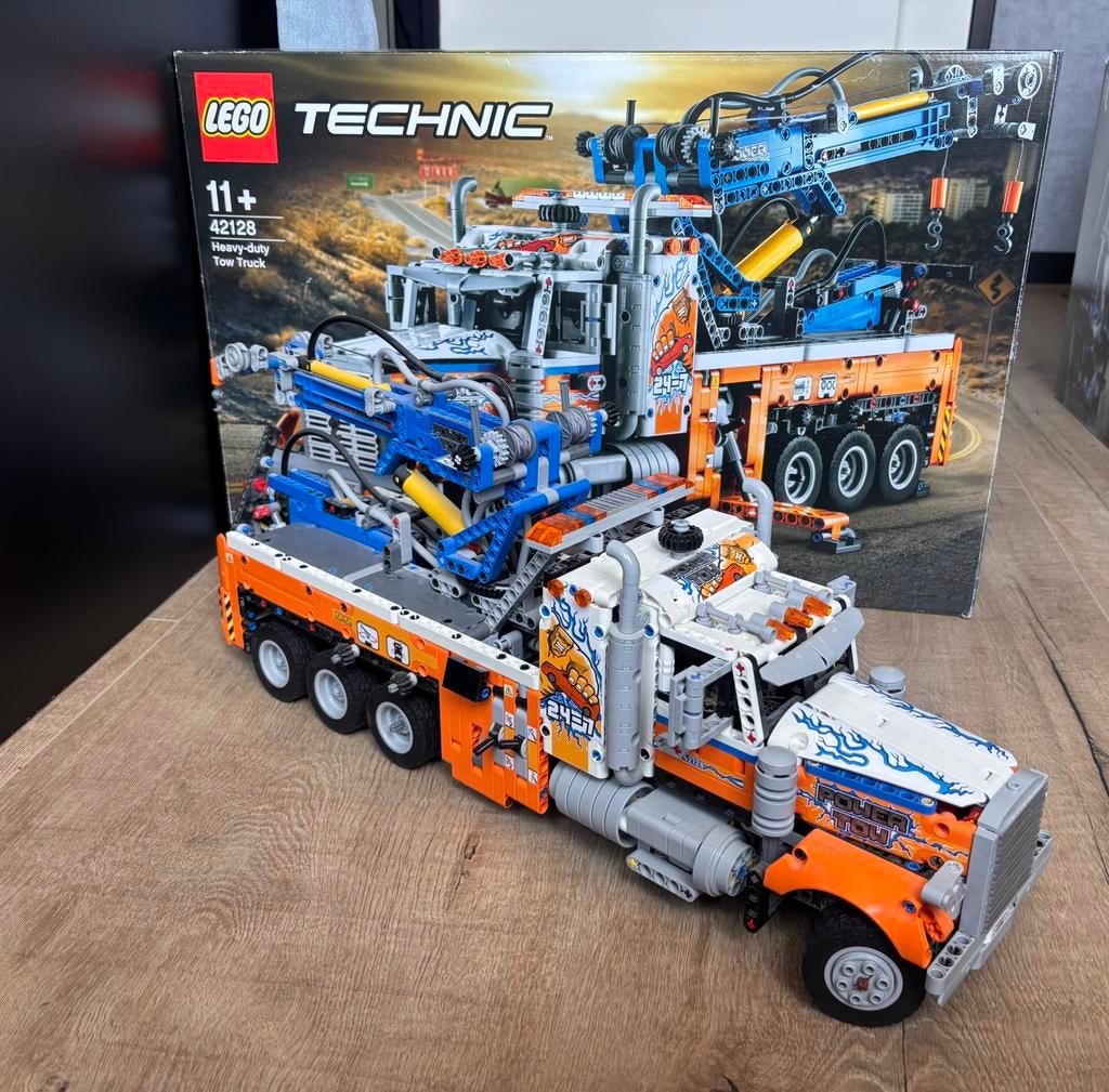 Lego technic 42128 heavy-duty tow truck, Ophalen, Compleet, Gebruikt, Lego