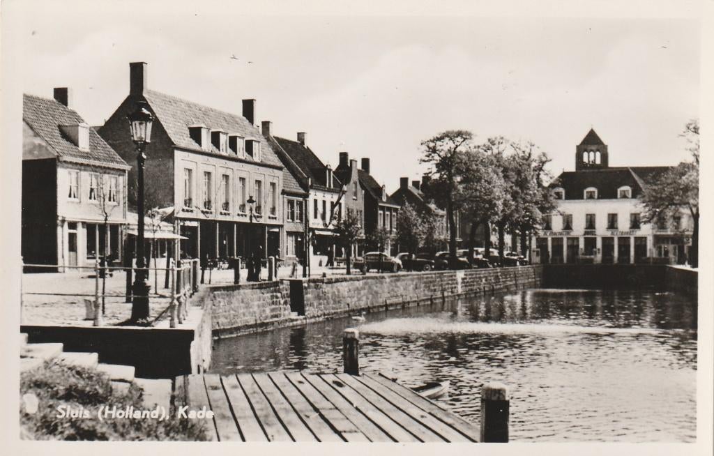 SLUIS Kade, Verzenden, 1940 tot 1960, Ongelopen, Zeeland