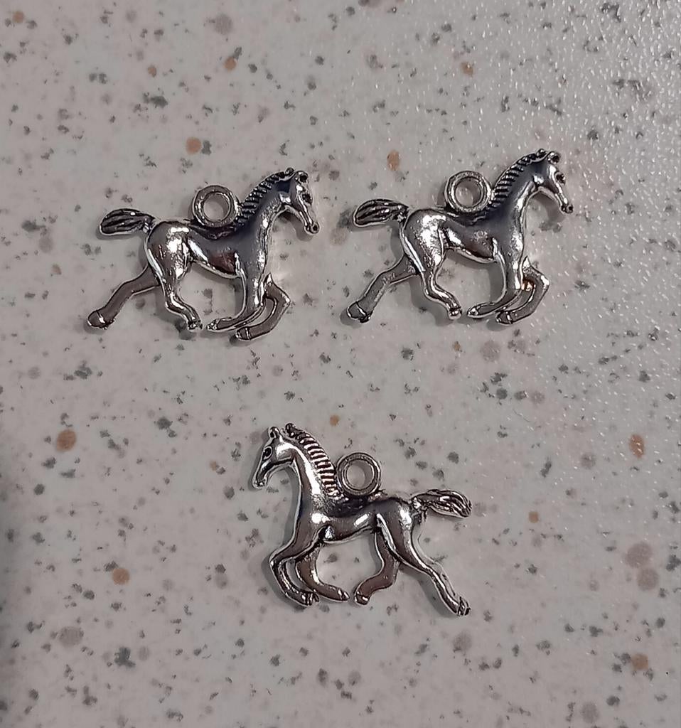 Paarden metalen bedels, Ophalen of Verzenden, Nieuw, Bedel
