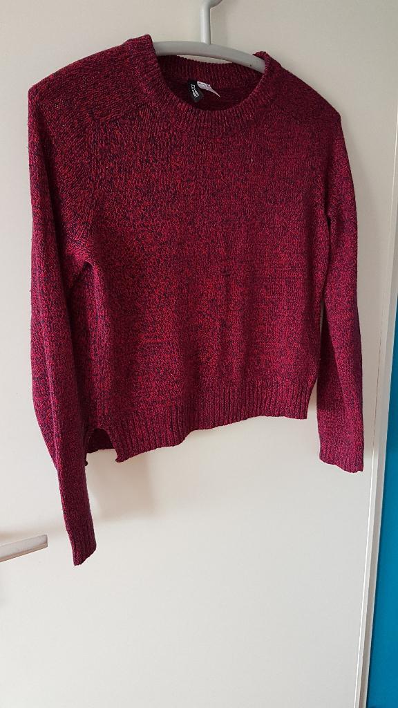 donkerrode trui H&M, maat XS, Ophalen, Gedragen, Maat 34 (XS) of kleiner