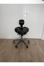 BQE Dynamic zadelkruk/bureaustoel/tandarts stoel, Huis en Inrichting, Bureaustoelen, Ophalen of Verzenden, Zo goed als nieuw, Zwart