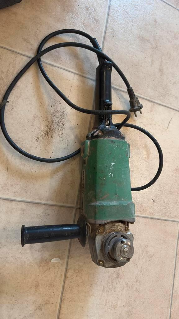 Slijpmachine Hitachi Haakse Slijper, Doe-het-zelf en Verbouw, Gereedschap | Slijpmachines, Gebruikt, Haakse handslijpmachine, 1000 watt of meer