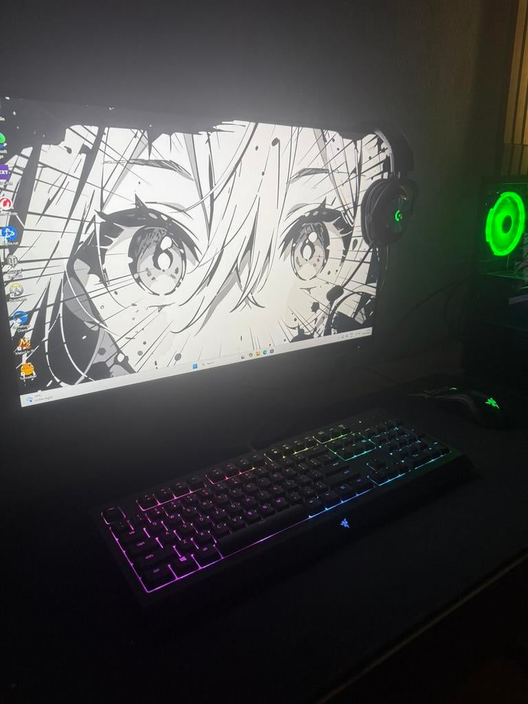 MONSTER GAMING PC & STREAMERS SETUP I7 & RTX 2060 OC, Computers en Software, Desktop Pc's, Met monitor, Ophalen of Verzenden, Zo goed als nieuw