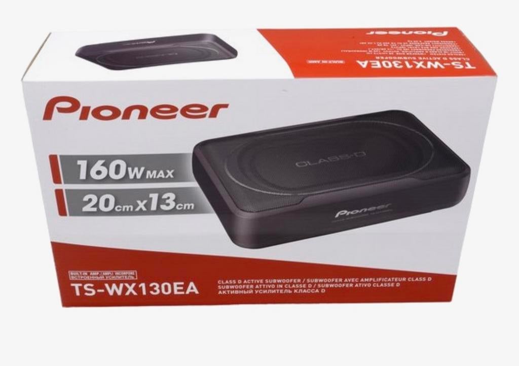 Pioneer TS-WX130EA actieve autosubwoofer 160W, Auto diversen, Ophalen of Verzenden, Zo goed als nieuw