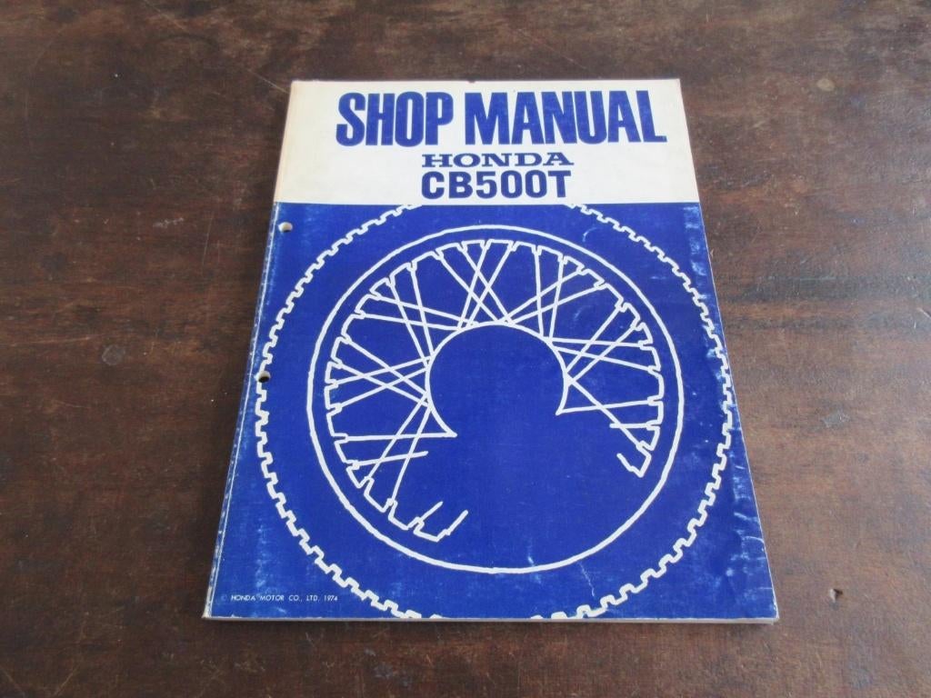 Honda CB500T werkplaatshandboek manual, Motoren, Handleidingen en Instructieboekjes, Honda, Ophalen of Verzenden