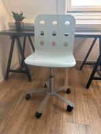 Bureaustoel lichtblauw Ikea, Ophalen, Zo goed als nieuw, Blauw
