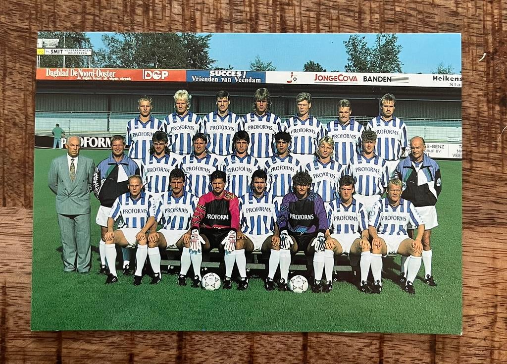 Veendam oud elftal kaart, Verzamelen, Ophalen of Verzenden, Zo goed als nieuw, Overige binnenlandse clubs