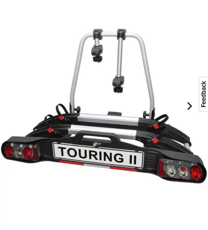 ANWB Fietsendrager Touring 2, Auto diversen, Fietsendragers, Zo goed als nieuw, Trekhaakdrager, 2 fietsen, Ophalen