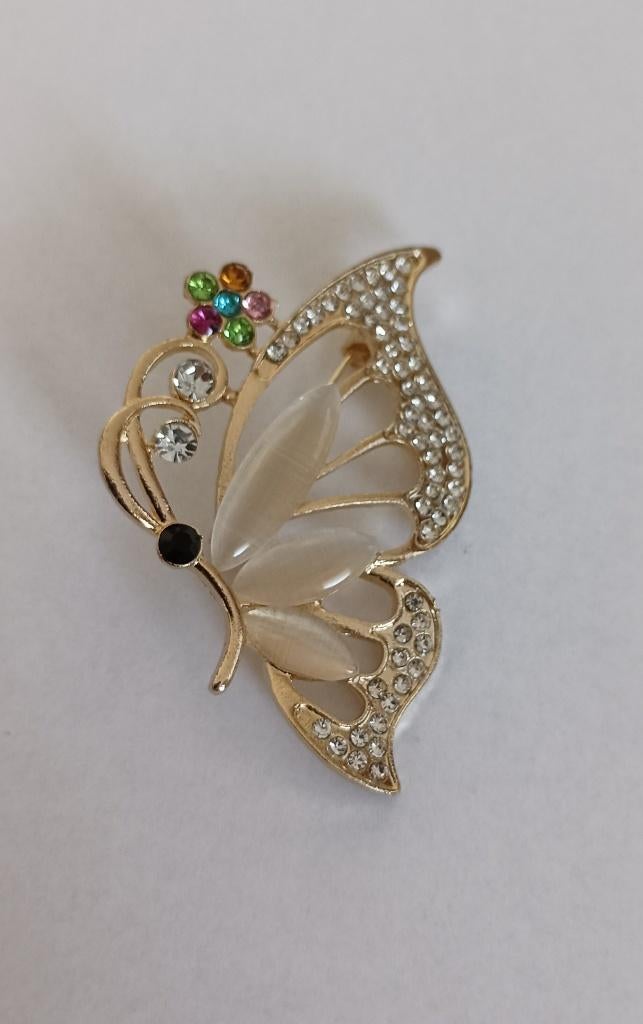 Vlinder broche, Overige materialen, 4 tot 7 cm, Overige kleuren, Nieuw