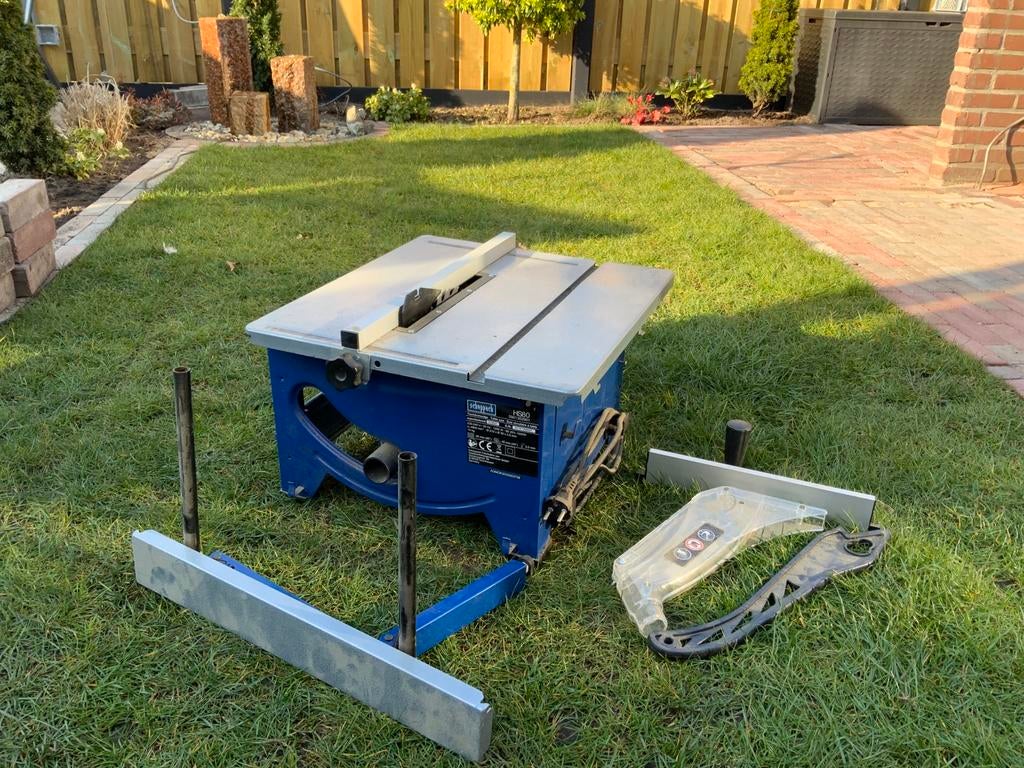 Scheppach zaag tafel, Ophalen, Zo goed als nieuw, 1200 watt of meer, 70 mm of meer
