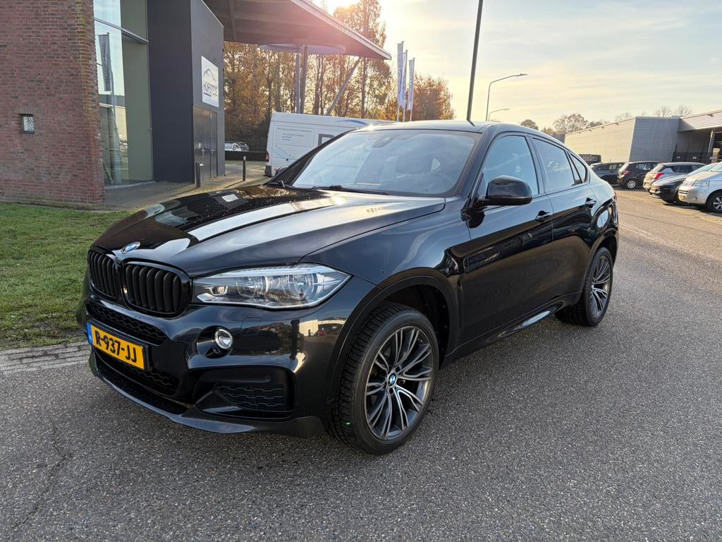BMW X6 35i XDrive AUT 2017 HUD/MPAKKET/PANO, Auto's, Zwart, Zwart, Bedrijf, Vierwielaandrijving