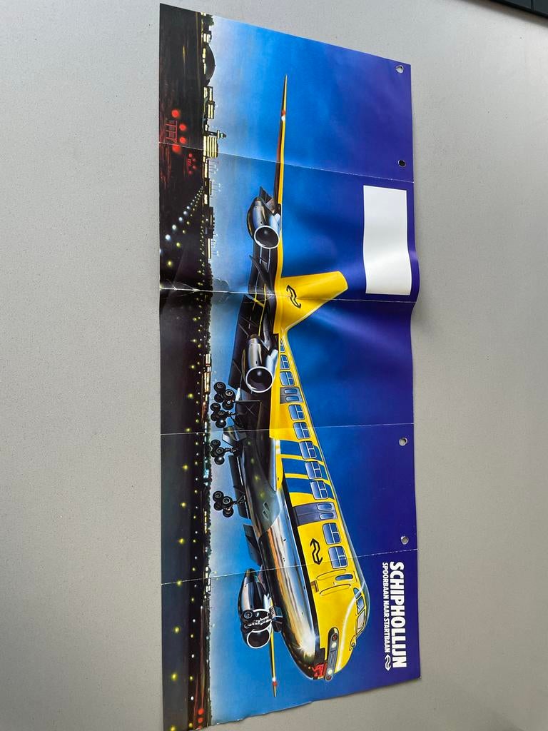 NS dienstregeling Schiphollijn 1981-1982-1983, Ophalen of Verzenden, Gebruikt, Trein, Boek of Tijdschrift