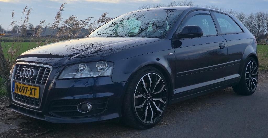 Audi A3 1.8 Tfsi 160pk S Tronic 2009 Blauw, Auto's, 15 km/l, 4 cilinders, Metallic lak, Blauw