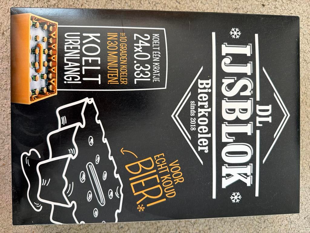 DL IJsblok Bierkoeler - Koelt krat bier in 30 minuten!, Ophalen, Zonder vriesvak, Nieuw, 160 cm of meer