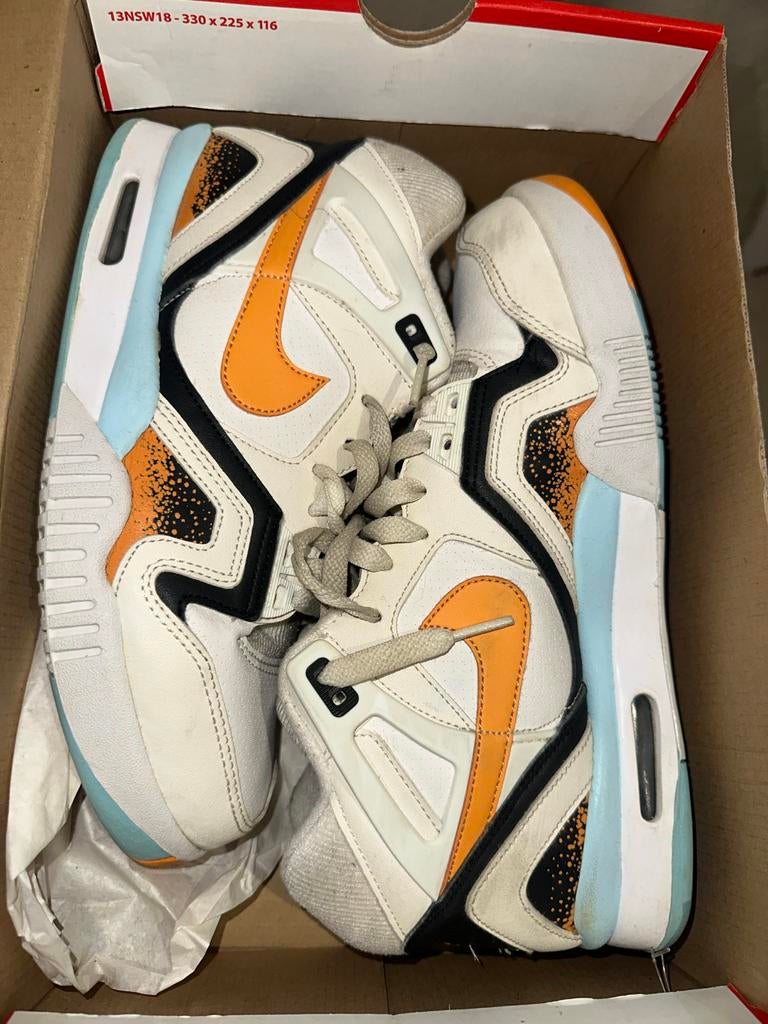 Nike Air Tech Challenge maat 41, Ophalen of Verzenden, Gedragen, Wit, Sneakers of Gympen