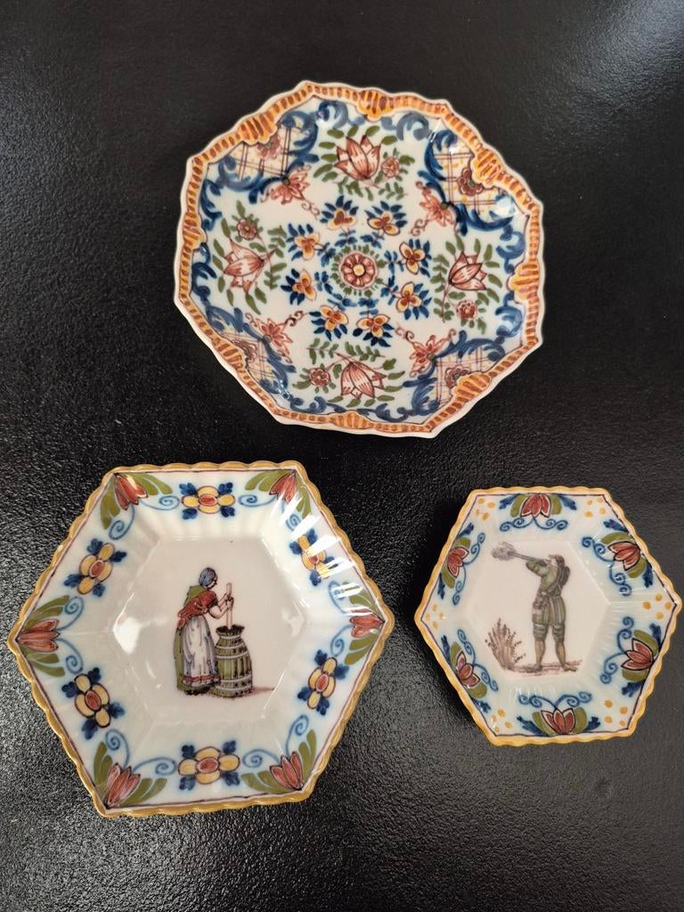 Makkum Tichelaar bordjes, Ophalen of Verzenden