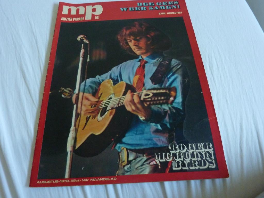 MUZIEK PARADE NR 161 1970-BYRDS-FREE-M JERRY-B DYLAN-S  BLUE, Verzenden, 1960 tot 1980, Tijdschrift