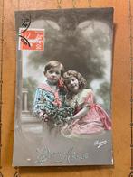 1-1-1913 Bonne Année - broer en zus, Ophalen of Verzenden, Voor 1920, Gelopen, Feest(dag)